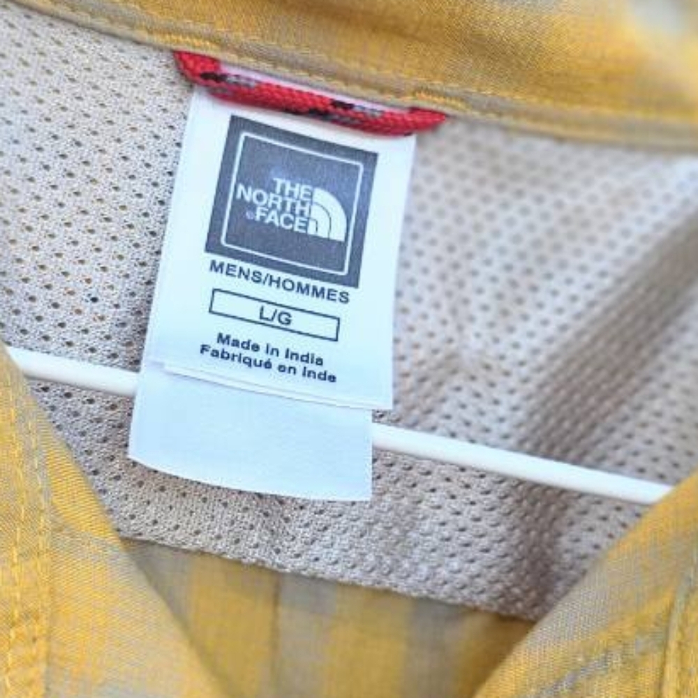 Northface Mens Golden Checkered Men's Shirt Large - Picture 2 of 5